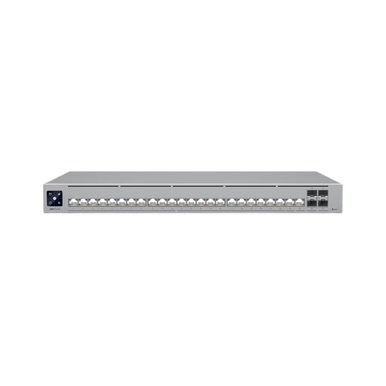 Ubiquiti USW-Pro-HD-24 Professional Layer 3 Switch 10GbE 2.5GbE 10G SFP+ Ports 1.3" Touchscreen DC Power Backup