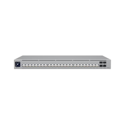 Ubiquiti USW-Pro-HD-24 Professional Layer 3 Switch 10GbE 2.5GbE 10G SFP+ Ports 1.3" Touchscreen DC Power Backup