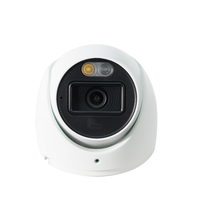Epcom XE43D-GEN3 4MP PoE IP Turret Camera, Smart Dual Light, Built-In Mic, WDR, MicroSD, IP67, 2.8 mm Lens, Cloud Recording, Smart Events