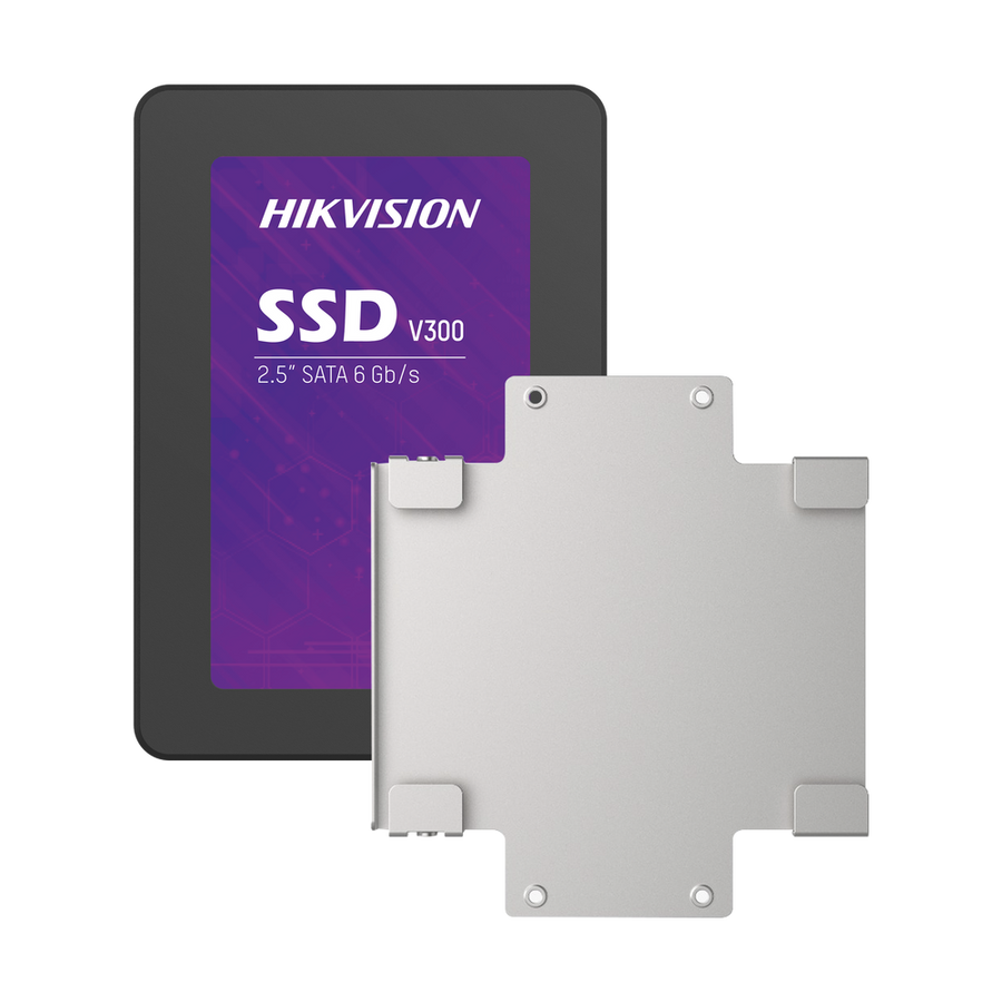 Hikvision V300-512G-SSD/K SSD FOR VIDEO SURVEILLANCE / Solid State Drive / 512 GB / 2.5" / High Performance / 24/7 Use / Compatible with DVRs and NVRs / epcom, HiLook and HIKVISION (Selected)