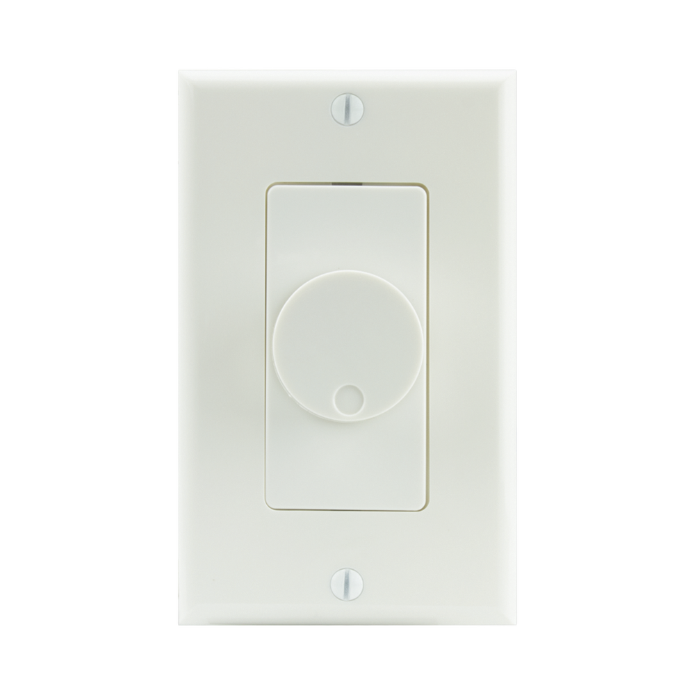 Truaudio VCK-100-AIW Volume control knob, 100 watts, impedance matching, decor style faceplate, almond/ivory/white included