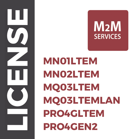 M2m Services VOUCHERLTEM MN02LTEM / PRO4GLTEM / PRO4GEN2 / MQ03LTEM One-Year Monitoring Service with unlimited events.