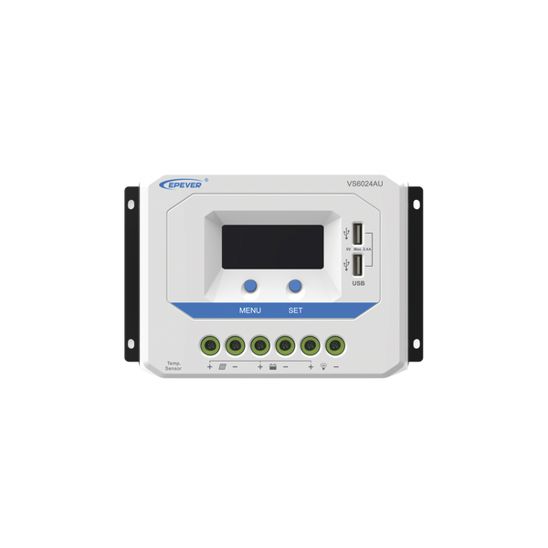 Epever VS-6024-AU PWM Solar Charge Controller 12/24V 60A with USB Output Port