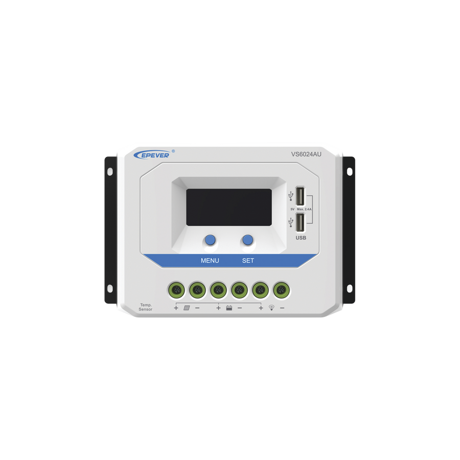 Epever VS-6024-AU PWM Solar Charge Controller 12/24V 60A with USB Output Port