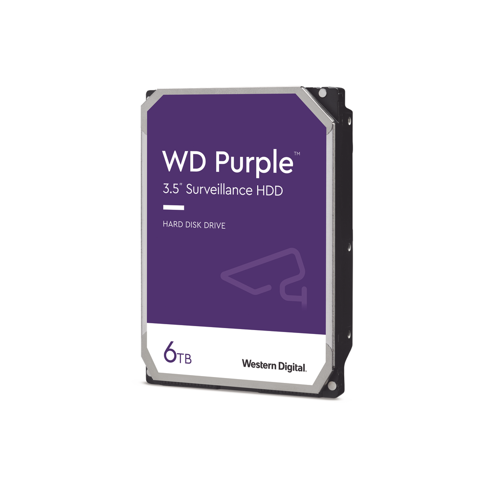 Western Digital (wd) WD64PURZ WD HDD 6TB Optimized for Video Surveillance / 3-year Warranty / for Video Surveillance