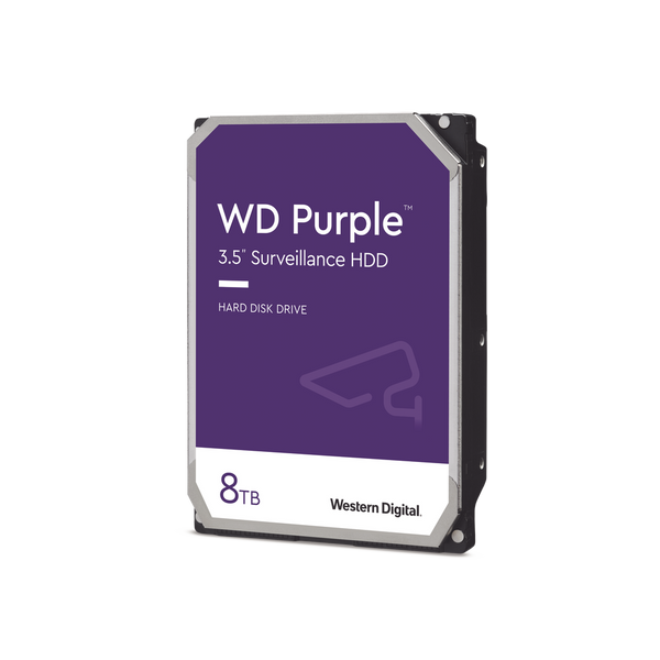 Western Digital (wd) WD85PURZ 8TB WD Hard Drive / 5640RPM / Optimized for Video-surveillance