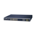 Planet WGSW-20160HP 16-Port 10/100/1000Mbps 802.3at PoE + 4 Port Gigabit TP/SFP Combo Managed Switch