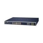 Planet WGSW-20160HP 16-Port 10/100/1000Mbps 802.3at PoE + 4 Port Gigabit TP/SFP Combo Managed Switch