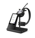 Yealink WH66-DUAL-TEAMS DECT Headset Touchscreen Base Qi Charger USB Hub 160m Range UC Ready