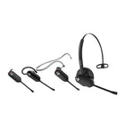 Yealink WH67-TEAMS Convertible DECT Headset Touchscreen Base Qi Charging USB Hub UC Certified