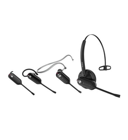 Yealink WH67-TEAMS Convertible DECT Headset Touchscreen Base Qi Charging USB Hub UC Certified