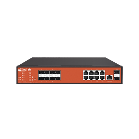Wi-Tek WI-CGS5018 WI-CGS5018 Cloud Switch with 8 Gigabit Ports and 10 Gigabit SFP Slots (L2)