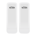 Wi-Tek WI-CPE513P-KIT-V3 Wireless Transmitter Kit, up to 3.1 miles ideal for video surveillance, 5 GHz, up to 300Mbps, 13dBi, IP65, Plug and Play, 60° Beamwidth, Cloud management.