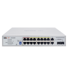 Wi-Tek WI-PCES218GF Cloud Easy Smart 250m PoE Switch, 16 X 10/100Mbps RJ45 PoE Ports, 2*1000Mbps Combo SFP, Port 1-4: 802.3af/at/bt, Port5-16: 802.3af/at, Total PoE Power Budget Is 250W, Support Wi-Tek Cloud Management, Mobile APP Remote Maintenance
