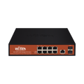 Wi-Tek WI-PMS310GF-ALIEN 8 GE + 2 SFP Ports 24/48V Mixed L2 Managed PoE Switch, 2 SFP Slots, 150W power budget