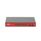Wi-Tek WI-PMS310GF-UPS-PLUS Solar 10-Port Gigabit Managed PoE Switch with Integrated Controller for Solar Panels and Batteries, 150W Power Budget / Ideal for Outdoor Cabinet Installations