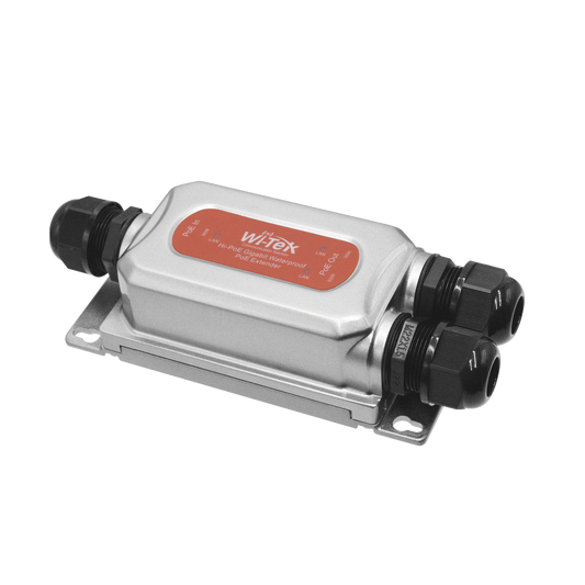 Wi-Tek WIPOE22EO Outdoor PoE Extender/Splitter with Dual PoE Outputs (60W & 30W) and IP68-Rated Protection