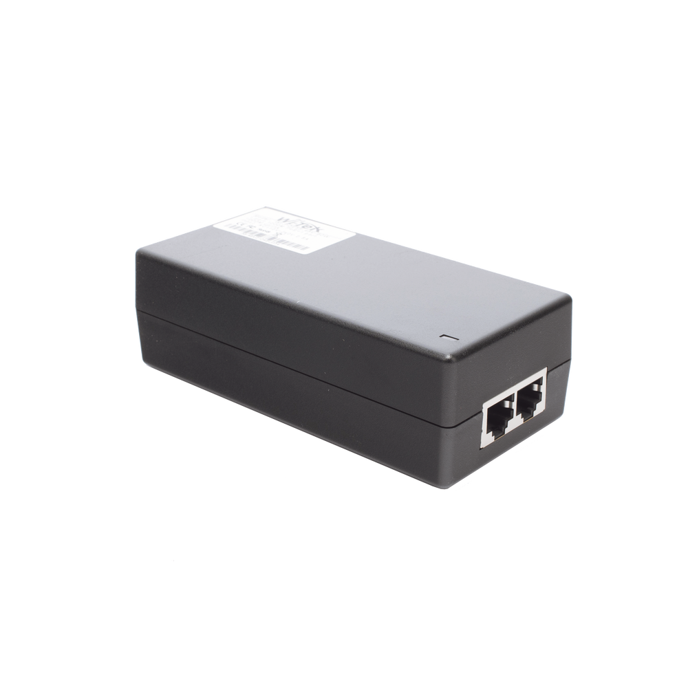 Wi-Tek WI-POE55-48V-60W 60W Hi-PoE Injector - Supports PoE 802.3af/at/bt (48V) / Transmission range up to 100 meters / Designed for CCTV and networking solutions