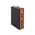 Wi-Tek WIPS206IV2 Industrial Switch 4 PoE Ports Fast Ethernet 802.3af/at + 2 Uplink Gigabit Ports