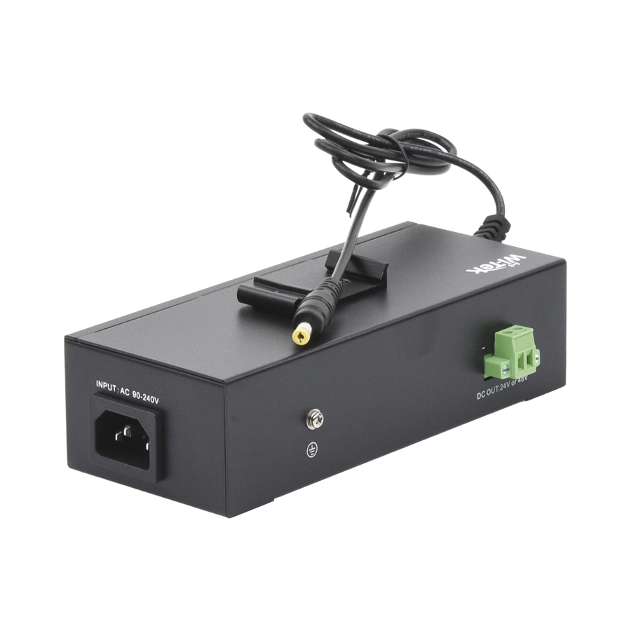 Wi-Tek WI-PS302G-UPS Gigabit PoE UPS Injector with 24/48V Output and Battery Backup