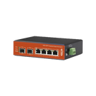 Wi-Tek WI-PS306GF-IV2 Industrial PoE++ and Passive 24V Switch, Plug and Play with 4 Gigabit Ports + 2 SFP / PoE Budget 180W