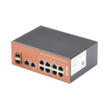 Wi-Tek WI-PS310GF-I Rugged Industrial PoE Switch - 8x Gigabit PoE, 2x SFP, 60W High-Power Ports, Extreme Temperature Design