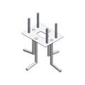Epcom Industrial XB-ANCLA Floor Anchor Compatible with All XB Vehicle Barrier Models