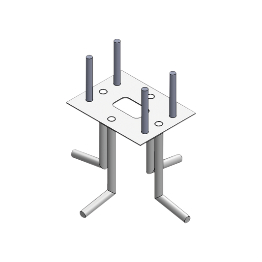 Epcom Industrial XB-ANCLA Floor Anchor Compatible with All XB Vehicle Barrier Models