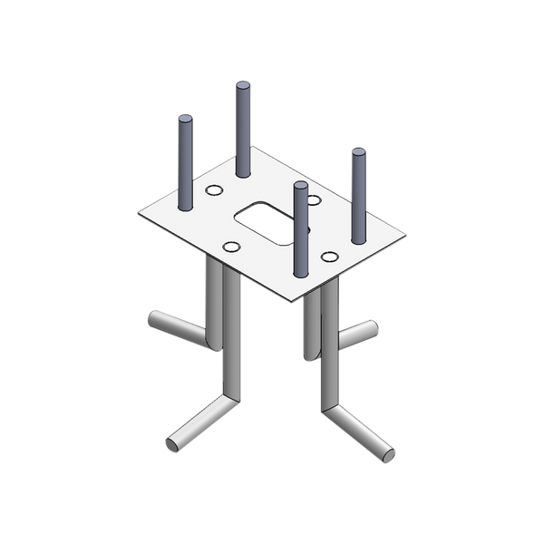 Epcom Industrial XB-ANCLA Floor Anchor Compatible with All XB Vehicle Barrier Models