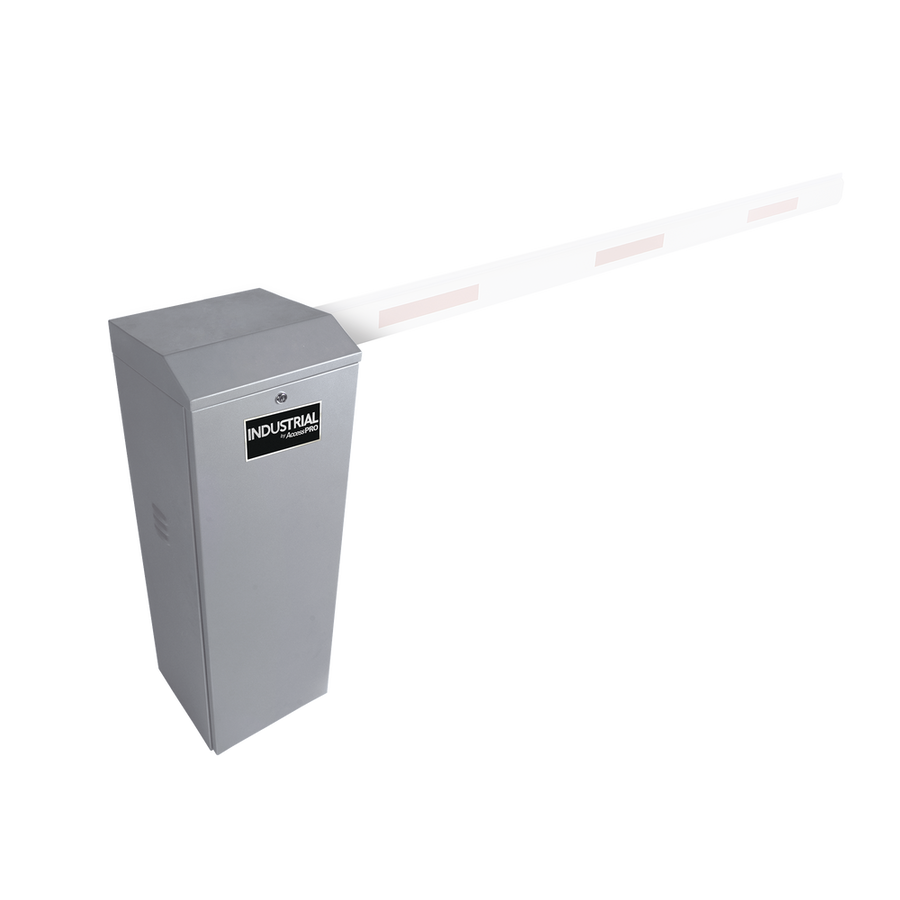 Accesspro XBS-5000-R Vehicular Barrier Compatible with 18.04 ft (5.5 m) arm (Right side) / Fluid Movement / Gray Color Elegant Design