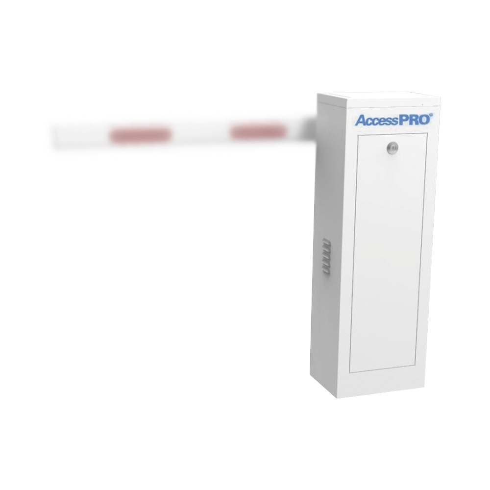 Accesspro XBS-6M-L Left Vehicle Barrier / Supports Telescopic Arm up to 20ft (6 meters) / Aperture Time 6 seconds