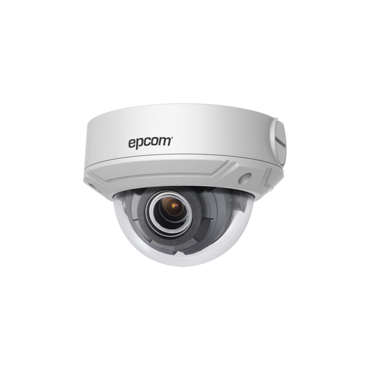 Epcom XD51ZH 5 MP IP Dome / 2.8 to 12 mm motorized lens / IP67 / WDR 120dB / 98 ft IR / H.265+