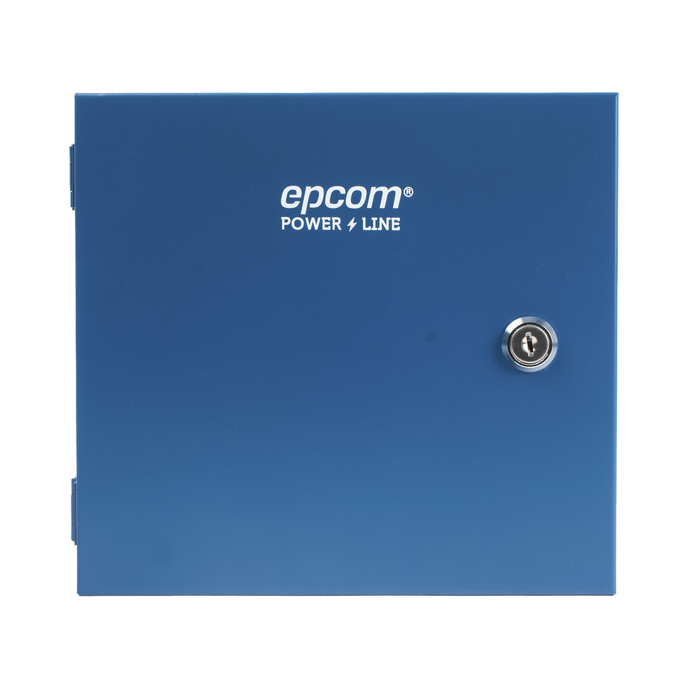 Epcom Powerline XP8-DC-16-4KV Professional HEAVY DUTY Power Supply @ 16 Amps / 8 Channels / Up to 2A per Output / Independent adjustment from 11 to 15 Vdc per Output / Overload Protection / Special Noise Filter for 4K Cameras / UL Certified