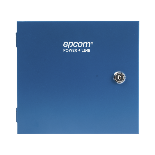 Epcom Powerline XP8-DC-16-4KV Professional HEAVY DUTY Power Supply @ 16 Amps / 8 Channels / Up to 2A per Output / Independent adjustment from 11 to 15 Vdc per Output / Overload Protection / Special Noise Filter for 4K Cameras / UL Certified