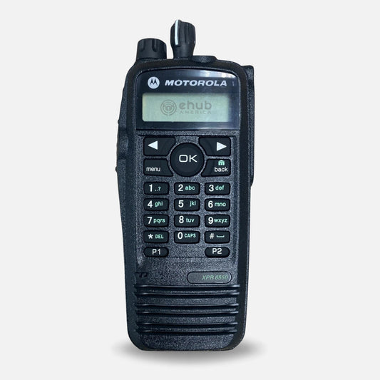 Motorola XPR6550 UHF Digital Portable Radio AAH55QDH9LA1AN UHF 403-470 Mhz