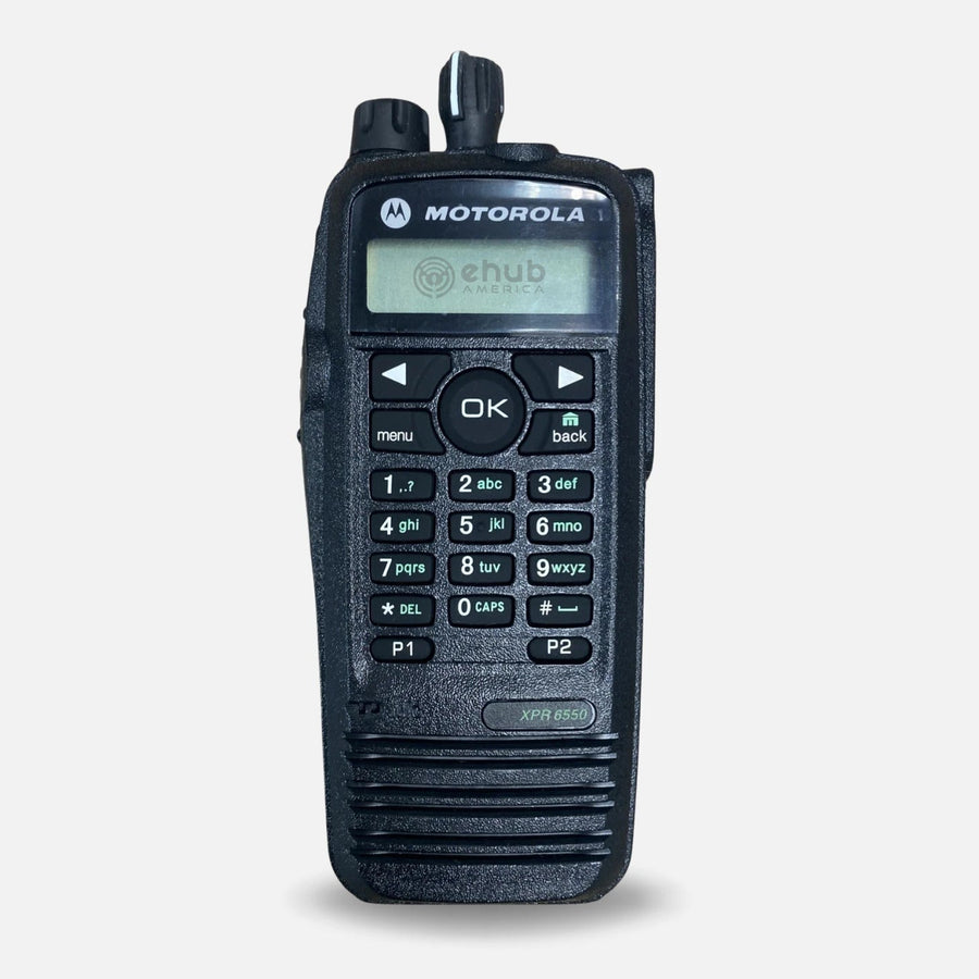 Motorola XPR6550 UHF Digital Portable Radio AAH55QDH9LA1AN UHF 403-470 Mhz