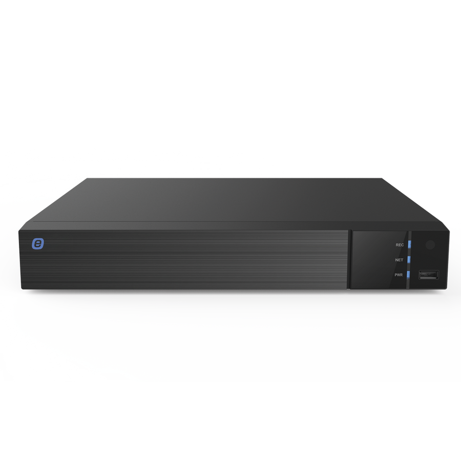 Epcom XR18/8-FR-GEN3 [ Face Recognition ] NVR 8MP (4K) / 8 Channels IP / 8 POE Ports / Support 1 Hard Disk / Video Output in 4K / H.265+ / Cloud Video Recording