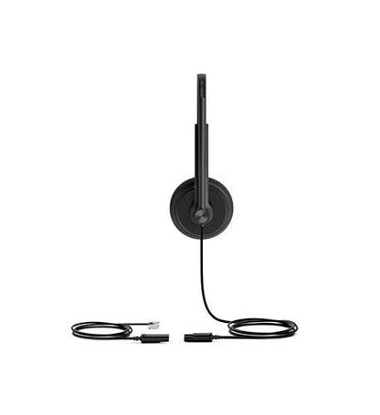 Yealink YHS34-LITE-DUAL Over the Head Headset Noise Canceling Microphone HD Voice RJ9 Connectivity