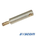 Syscom 1180-44 Threaded Stud for Central Rod Assembly with Rejection Adjustment in Elbow Connector
