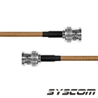 Epcom Industrial SBNC-142-BNC-60 RG-142/U Cable of 60 cm, with BNC Male to BNC Male Connectors