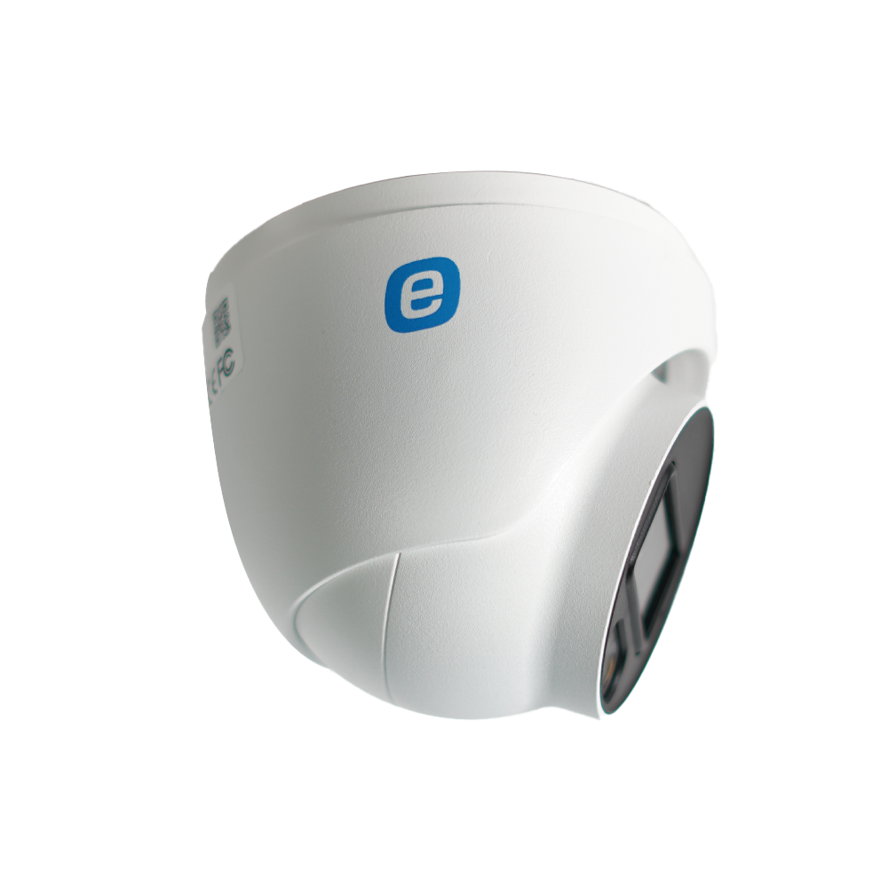 Epcom XE43D-GEN3 4MP PoE IP Turret Camera, Smart Dual Light, Built-In Mic, WDR, MicroSD, IP67, 2.8 mm Lens, Cloud Recording, Smart Events