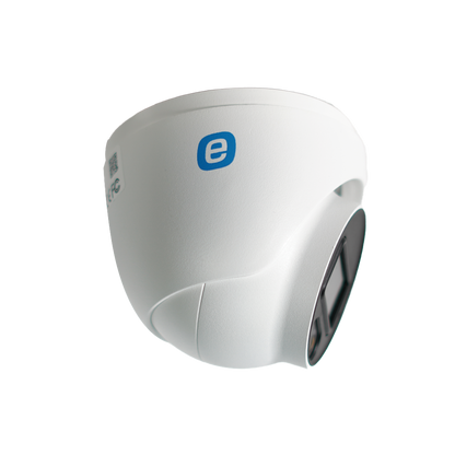 Epcom XE43D-GEN3 4MP PoE IP Turret Camera, Smart Dual Light, Built-In Mic, WDR, MicroSD, IP67, 2.8 mm Lens, Cloud Recording, Smart Events