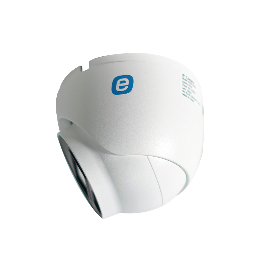 Epcom XE43D-GEN3 4MP PoE IP Turret Camera, Smart Dual Light, Built-In Mic, WDR, MicroSD, IP67, 2.8 mm Lens, Cloud Recording, Smart Events