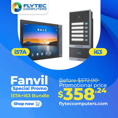Fanvil SIP Indoor Unit i57A + Video Door Phone i63 (BUNDLE)