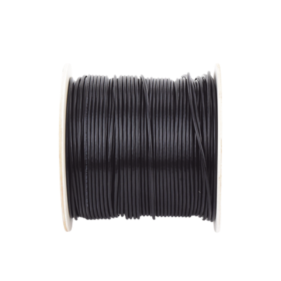 Linkedpro PSCCAT6EXT 1000ft Outdoor Cat6 Shielded FTP Cable - UV-Rated for Extreme Climates & HD Video Surveillance (UL Listed, Black)