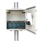 Tycon UPSPro600W Outdoor Backup Power System. 200Ah Battery. 12/24/48V. Pole/Wall Mt Lg Steel Enclosure