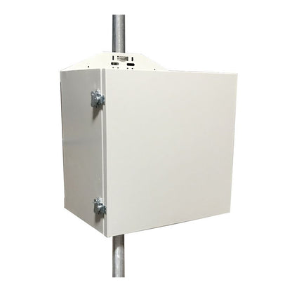 Tycon UPSPro600W Outdoor Backup Power System. 200Ah Battery. 12/24/48V. Pole/Wall Mt Lg Steel Enclosure