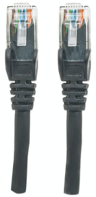Intellinet Cat6 patch cable RJ-45 10.0 ft black category 6 RJ45 cable patch for gigabit applications
