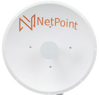 NetPoint NP1 2FT 30dBi 4.9 - 6.4GHz Parabolic Directional Antenna W/ RP-SMA cable