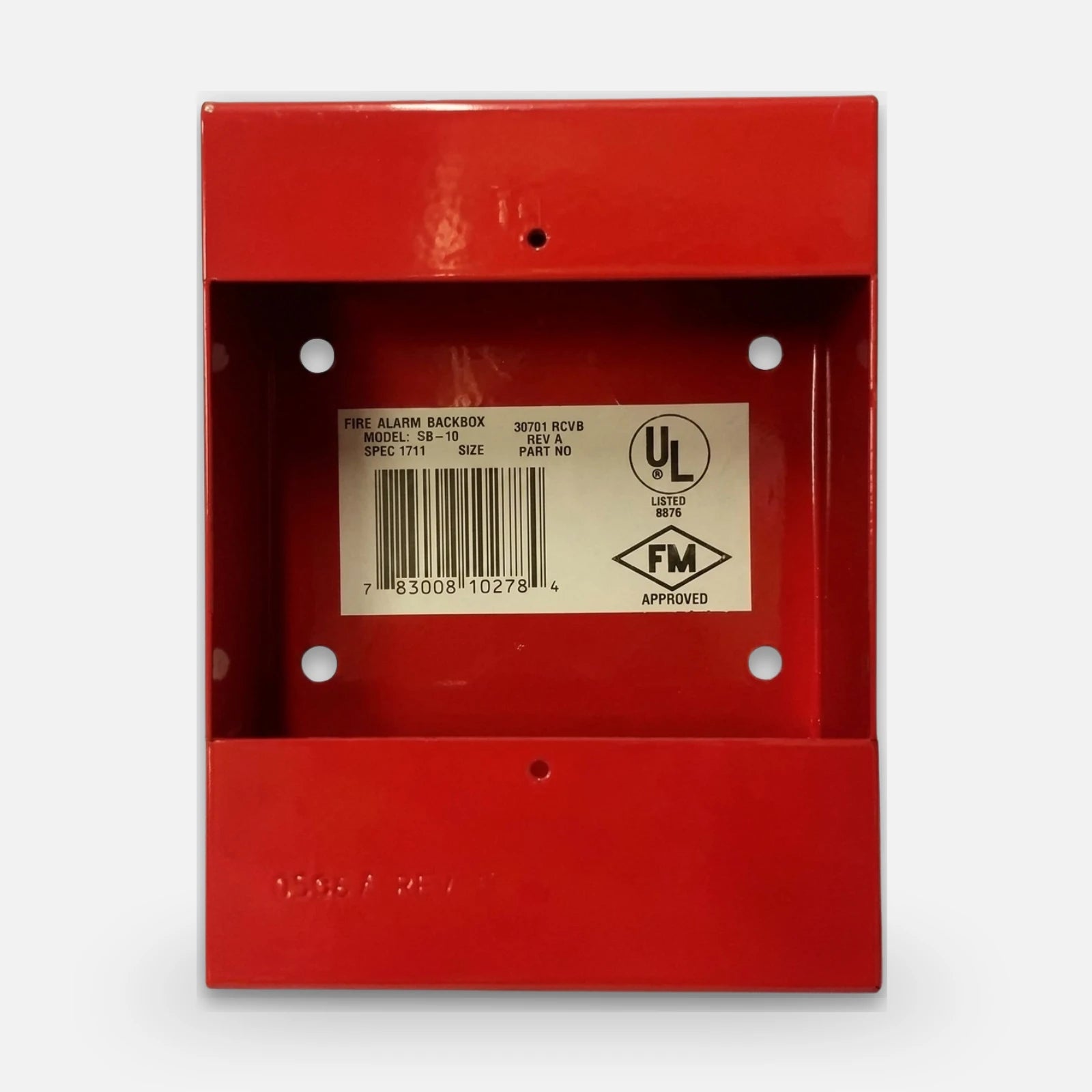 Notifier SB-10 Surface Backbox for NBG10 NBG12 Fire Alarm | EhubAmerica